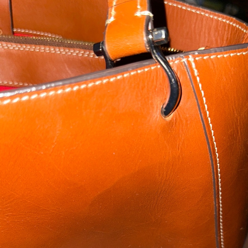Dooney & Bourke Brown Leather Accessory - Picture 8 of 9